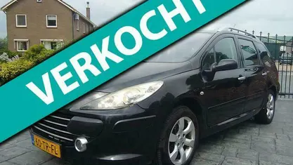 Zwart Gebruikt 2007 Peugeot 307 Premium Stationwagen | € 899 (Eerlijke prijs)