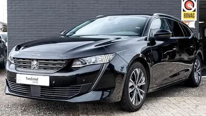 Zwart Occasion 2021 Peugeot 508 SW Allure Stationwagen | € 14.950 (Super prijs)