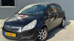 Zwart Gebruikt 2009 Opel Corsa Selection Hatchback | € 995 (Super prijs)