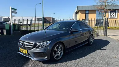 Occasion Mercedes C220 AMG line 170 PK (125 kW) 2016 Grijs (metallic) Sedan