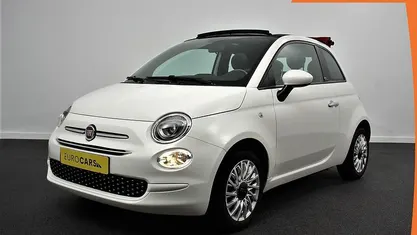 Wit Occasion 2023 Fiat 500C Lounge Cabriolet | € 13.490 (Eerlijke prijs)