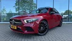 Rood, metallic lak Gebruikt 2022 Mercedes A250 AMG line Sedan | € 33.900 (Eerlijke prijs)