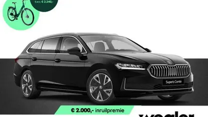 Zwart Nieuw 2025 Skoda Superb Business Line Stationwagen | € 49.690 (Goede deal)
