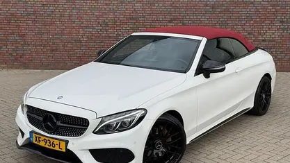 Gebruikt 2017 Mercedes C180 AMG line Cabriolet | € 25.950 (Eerlijke prijs)