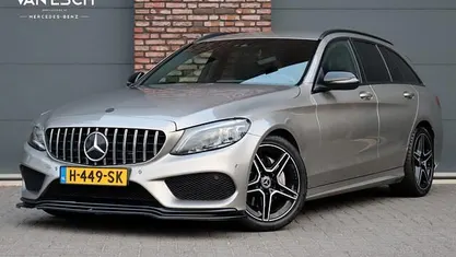 Grijs Gebruikt 2019 Mercedes C220 AMG line Stationwagen | € 19.500 (Eerlijke prijs)