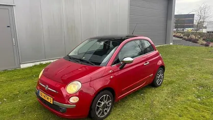 Occasion Fiat 500 Lounge 69 PK (50 kW) 2009 Rood Cabriolet