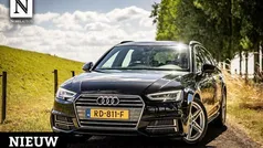 Zwart Gebruikt 2017 Audi A4 S-Line Stationwagen | € 18.740 (Super prijs)