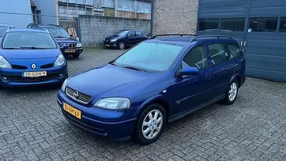 Blauw Occasion 2003 Opel Astra Njoy Stationwagen | € 1.690 (Eerlijke prijs)