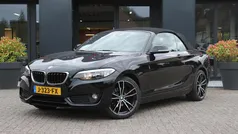 Zwart Gebruikt 2016 BMW 218 Executive Cabriolet | € 17.950 (Eerlijke prijs)