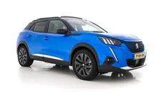 Bleu vertigo (blauw metallic) Gebruikt 2020 Peugeot e-2008 GTi SUV | € 18.645 (Eerlijke prijs)