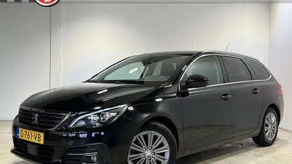 Occasion Peugeot 308 SW Premium 131 PK (96 kW) 2019 Zwart Stationwagen