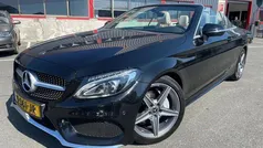 Zwart Gebruikt 2017 Mercedes C180 AMG Cabriolet | € 27.999 (Eerlijke prijs)