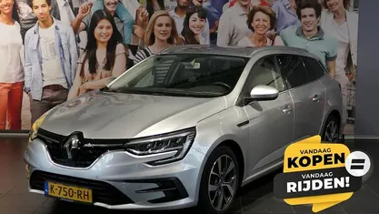 Occasion Renault Mégane GrandTour Business 142 PK (104 kW) 2021 Licht grijs metallic Stationwagen