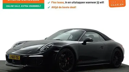 Occasion Porsche 911 Carrera 4 Cabriolet Sport 450 PK (330 kW) 2017 Zwart Cabriolet