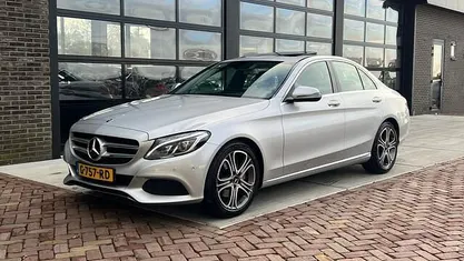 Grijs Occasion 2018 Mercedes C200 Sport Edition Sedan | € 19.975 (Super prijs)