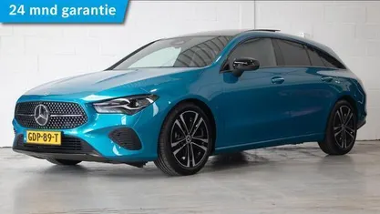 Blauw Occasion 2024 Mercedes CLA180 Shooting Brake Luxury Stationwagen | € 36.950 (Super prijs)