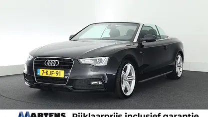Occasion Audi A5 Cabriolet S-Line 170 PK (125 kW) 2014 Zwart, metallic lak Cabriolet