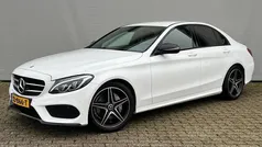 Wit Gebruikt 2017 Mercedes C180 AMG line Sedan | € 24.750 (Eerlijke prijs)