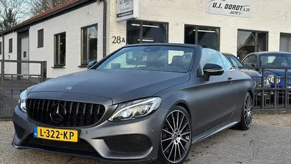 Blauw Occasion 2017 Mercedes C400 Edition 1 Cabriolet | € 36.950 (Eerlijke prijs)
