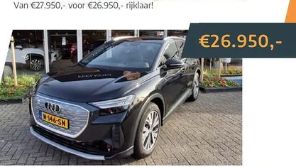 Zwart (metallic) Gebruikt 2021 Audi Q4 e-tron Advanced Plus SUV | € 26.950 (Goede deal)