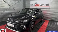 Zwart Gebruikt 2024 VW T-Cross R-line SUV | € 28.995 (Eerlijke prijs)
