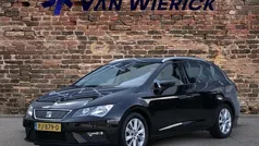 Zwart, metallic lak Gebruikt 2017 Seat Leon ST Business Stationwagen | € 10.445 (Eerlijke prijs)