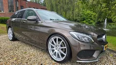 Bruin Gebruikt 2016 Mercedes C220 AMG Stationwagen | € 15.999 (Goede deal)