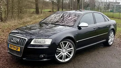 Zwart Occasion 2007 Audi A8 S-Line Sedan | € 10.950 (Super prijs)