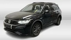 Zwart Gebruikt 2021 VW Tiguan R-line SUV | € 33.950 (Eerlijke prijs)