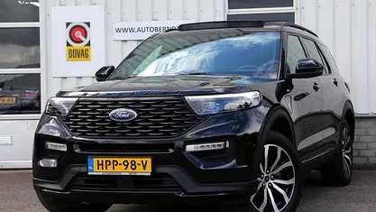 Zwart Occasion 2021 Ford Explorer ST-Line SUV | € 46.900 (Eerlijke prijs)