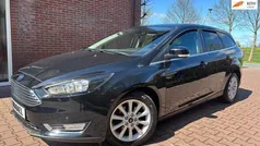 Zwart Gebruikt 2015 Ford Focus Titanium Stationwagen | € 7.499 (Super prijs)