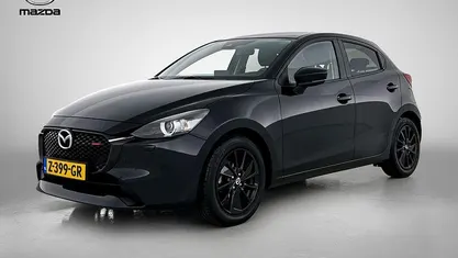 Zwart metallic Occasion 2024 Mazda 2 Homura-Line Hatchback | € 19.999 (Eerlijke prijs)