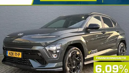 Cypress green (groen metallic) Occasion 2025 Hyundai Kona N Line SUV | € 35.800 (Eerlijke prijs)