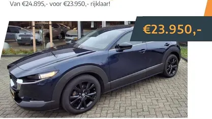 Blauw (metallic) Gebruikt 2022 Mazda CX-30 Sportive SUV | € 23.950 (Goede deal)