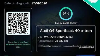 Occasion Audi Q4 Sportback e-tron Advanced 150 kW (204 PK) 2022 SUV