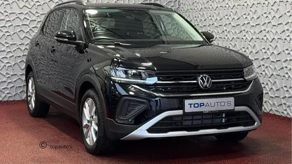 Zwart Nieuw 2025 VW T-Cross S SUV | € 34.740 (Goede deal)