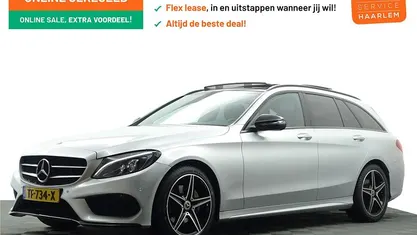 Grijs metallic Gebruikt 2018 Mercedes C180 AMG Stationwagen | € 22.900 (Eerlijke prijs)