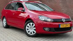Rood Gebruikt 2010 VW Golf VI Highline Stationwagen | € 5.895 (Goede deal)