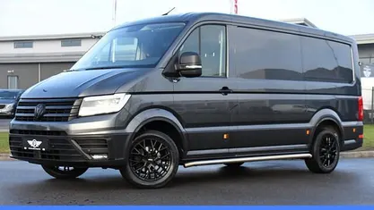 Grijs (metallic) Occasion 2019 VW Crafter Highline Van | € 26.995 (Eerlijke prijs)