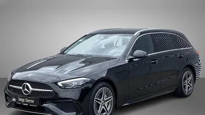 Zwart Gebruikt 2023 Mercedes C300 AMG Stationwagen | € 44.800 (Eerlijke prijs)