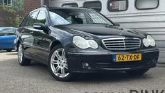 Zwart Gebruikt 2007 Mercedes C200 Elegance Stationwagen | € 2.950 (Super prijs)