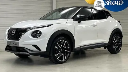 Nieuw Nissan Juke Pack 143 PK (105 kW) 2025 Pearl white / pearl black SUV