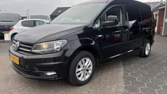 Zwart Gebruikt 2016 VW Caddy Maxi Highline MPV | € 9.950