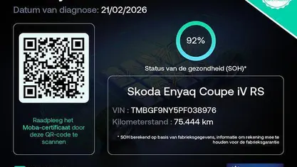 Occasion Skoda Enyaq iV RS 219 kW (299 PK) 2023 SUV