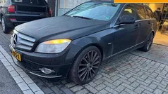 Zwart (metallic) Gebruikt 2008 Mercedes C230 Avantgarde Stationwagen | € 4.995 (Eerlijke prijs)