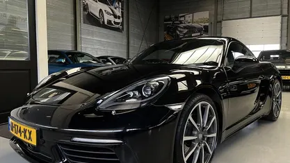 Occasion Porsche 718 Cayman 301 PK (221 kW) 2017 Zwart, metallic lak Coupé