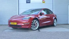 Rood Gebruikt 2019 Tesla Model 3 Long Range AWD Sedan | € 23.999 (Eerlijke prijs)