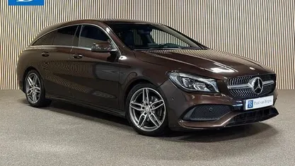 Bruin Occasion 2018 Mercedes CLA180 Shooting Brake AMG Stationwagen | € 20.900 (Eerlijke prijs)