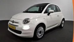 Wit Gebruikt 2020 Fiat 500C Lounge Cabriolet | € 11.790 (Super prijs)
