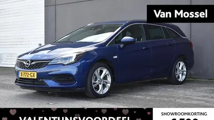 Blauw Occasion 2021 Opel Astra Elegance Stationwagen | € 14.440 (Eerlijke prijs)